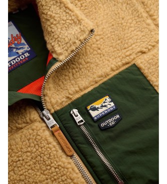 Superdry Mountain Full beige fleece