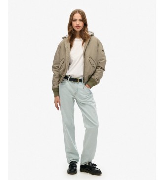 Superdry Bomber jakna MA1 s kapuco, zelena be?