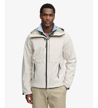 Superdry Giacca softshell con cappuccio Trekker beige