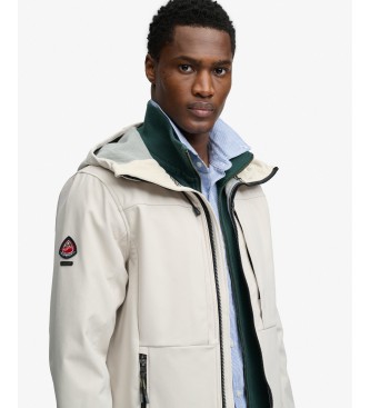 Superdry Giacca softshell con cappuccio Trekker beige
