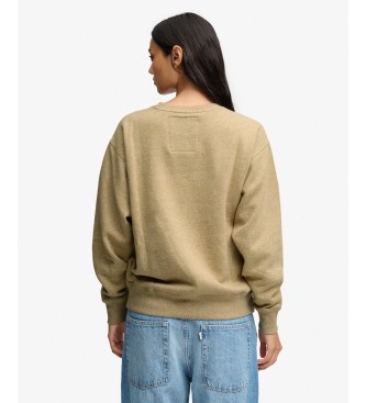 Superdry Industry Worker Loose Crew Sweatshirt Beige