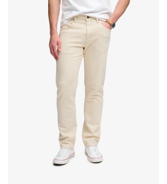 Superdry Calças de ganga bege Vintage Slim Straight