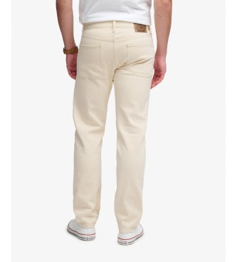 Superdry Calças de ganga bege Vintage Slim Straight