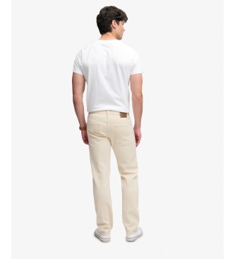 Superdry Calças de ganga bege Vintage Slim Straight