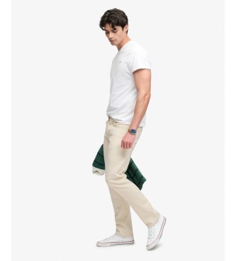 Superdry Calças de ganga bege Vintage Slim Straight