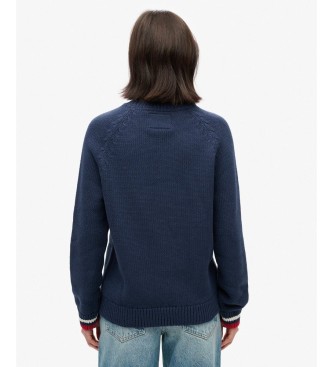 Superdry Marineblå cardigan