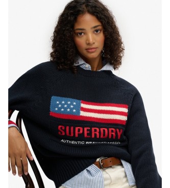 Superdry Veste américaine marine