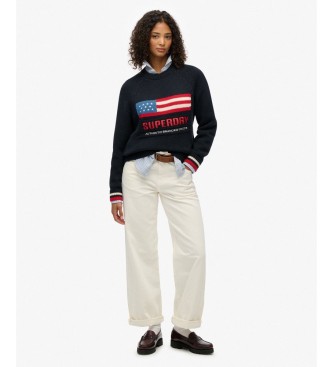Superdry Veste américaine marine