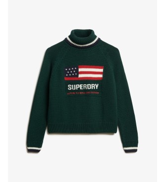 Superdry Jersey Americana Roll grün