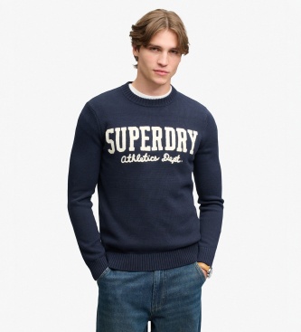 Superdry Navy Blue Appliqué Sweater