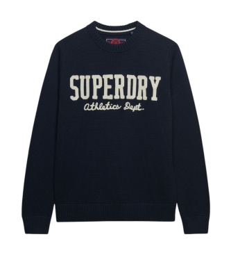 Superdry Navy Blue Appliqué Sweater