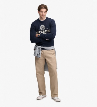 Superdry Jersey Appliqué marinho