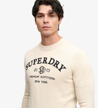Superdry Beige Applique Jersey