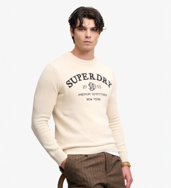 Superdry Beige Applique Jersey