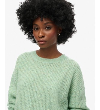 Superdry Jersey Brushed grün