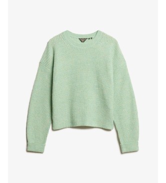 Superdry Jersey Brushed grün