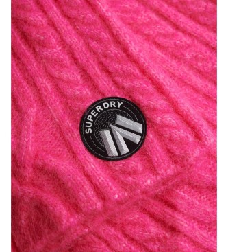 Superdry Cable Luxe sweater pink