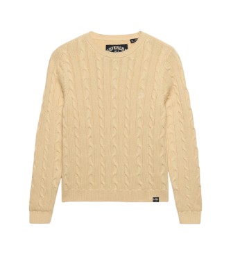 Superdry Jersey Essentials Cable beige