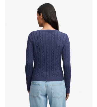 Superdry Jersey Essentials Cable marino
