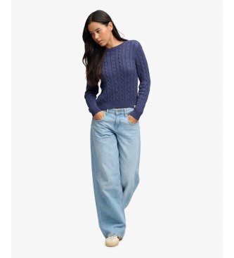 Superdry Jersey Essentials Cable marino
