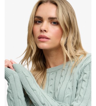 Superdry Jersey Essentials Cable verde
