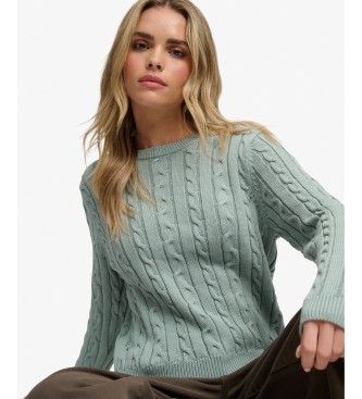 Superdry Jersey Essentials Cable verde