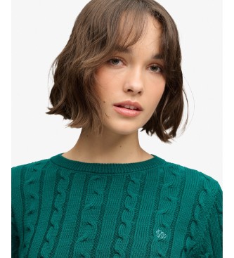 Superdry Jersey Essentials Cable verde
