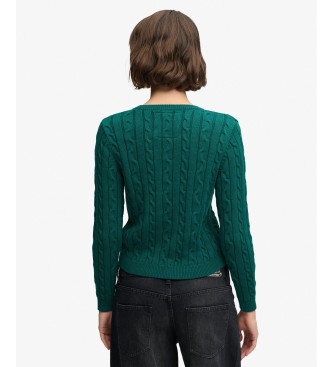 Superdry Jersey Essentials Cable verde
