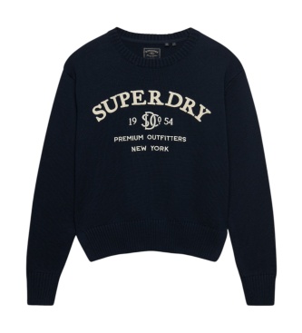 Superdry Jersey Heritage Marine-Pullover
