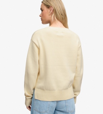 Superdry Maglione color beige Heritage
