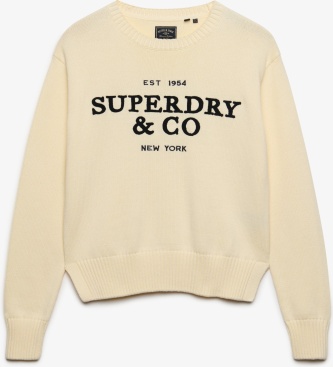 Superdry Maglione color beige Heritage