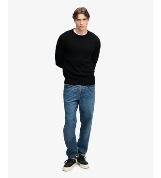 Superdry Black Preppy Sweater