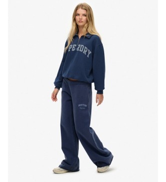 Superdry Pantalón Jogger Athletic Flare marino