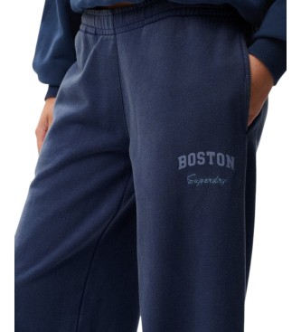 Superdry Pantalón Jogger Athletic Flare marino