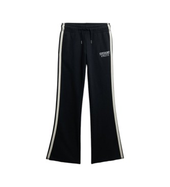 Superdry Jogger-Hose Athletic Stripe Flare Marine
