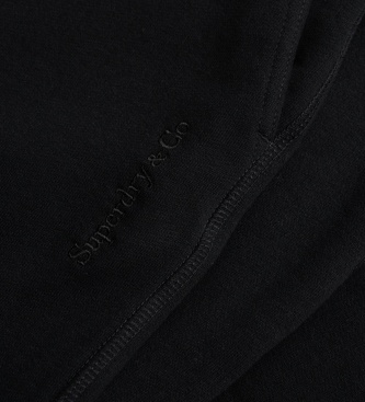 Superdry Essential Company Logo Black Jogger Pants