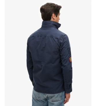 Superdry Delta overhemd marineblauw
