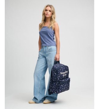 Superdry Zaino Heritage AOP blu marino
