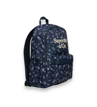 Superdry Zaino Heritage AOP blu marino