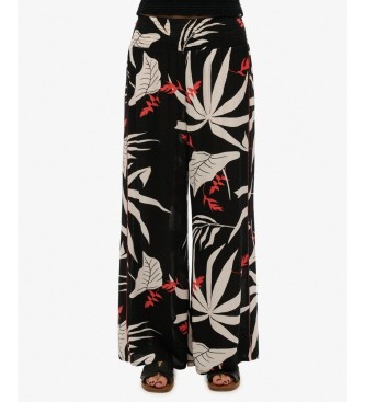 Superdry Pantalón Beach negro