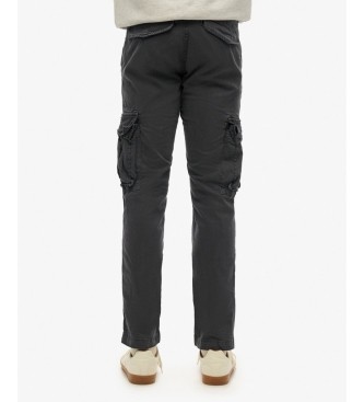 Superdry Pantalón Cargo Core negro