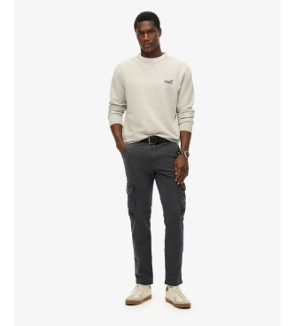 Superdry Pantalón Cargo Core negro