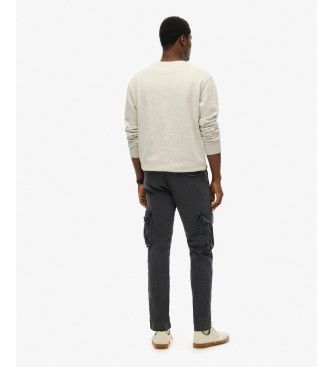 Superdry Pantalón Cargo Core negro