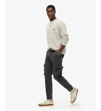 Superdry Pantalón Cargo Core negro