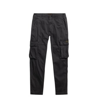 Superdry Pantalón Cargo Core negro
