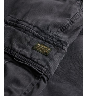 Superdry Pantalón Cargo Core negro