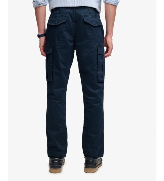 Superdry Pantalon cargo Slim Taper marine