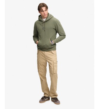 Superdry Pantalón cargo Slim Taper beige