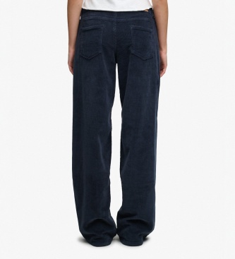 Superdry Pantalone Mid Baggy Jumbo blu navy