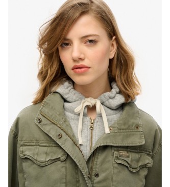 Superdry Parka Hooded Military verde